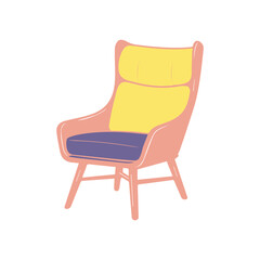 chair line color icon for business and web