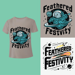 Feathered festivity T-Shirt 