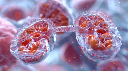 pulmonary embolism professional detailed illustration hyper details illustration