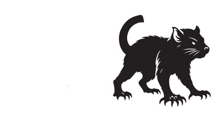 Tasmania devil logo icon designs vector silhouette