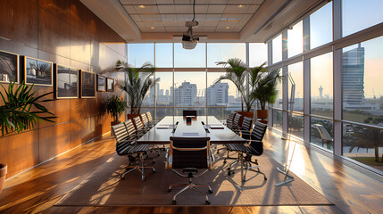 interior modern of a meeting room