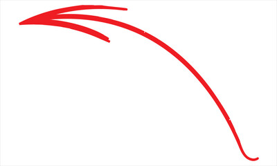 brush painted arrow icon on white background. Vector illustration. grunge arrow paint