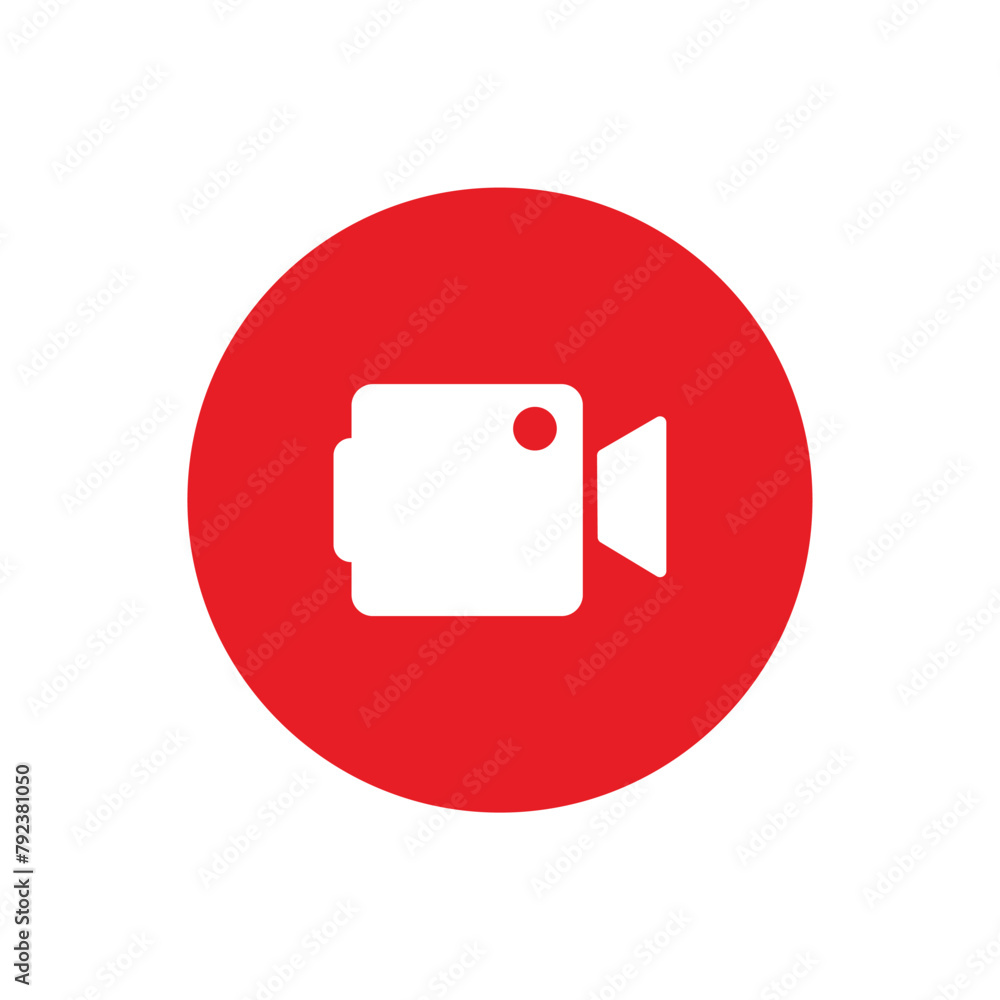 Poster video recording icon logo design element. can be used for web and app. symbol design icon graphic el
