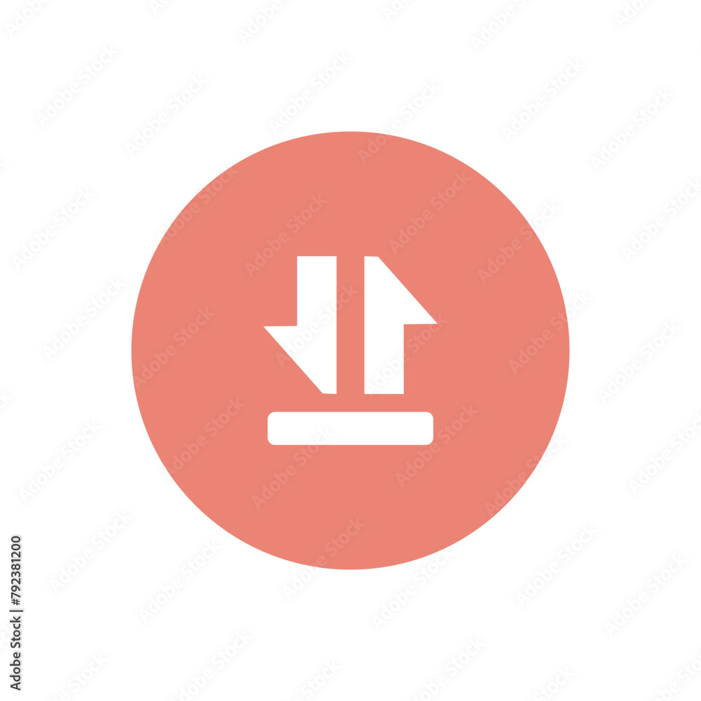 Poster synchronization icon logo design element. can be used for web and app. symbol design icon graphic el