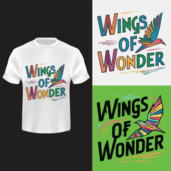 Wings of wonder tees  T-shirt