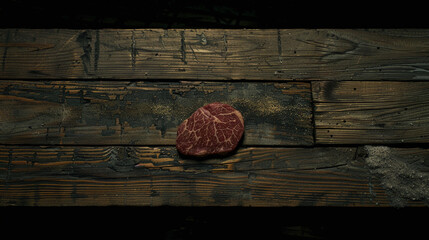 Piece of raw beef meat on wooden table, closeup High quality photo.jpg
Actions: