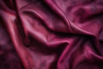Matte maroon leather texture with vignette