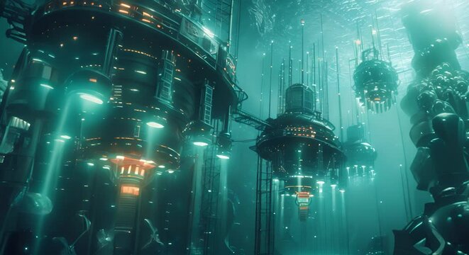 underwater data centers connected to satellites, a fusion of depths and heights,