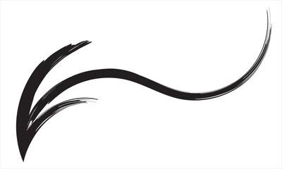 grunge arrow vector. grunge arrow brush. grunge arrow paint.  arrow icon on white background - vector illustration