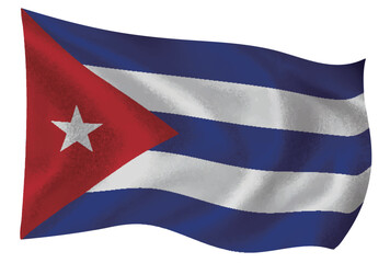 キューバ　国　旗　世界　アイコン