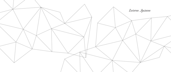 Afwasbaar fotobehang 幾何学 抽象 三角形 ポリゴン テクスチャ 背景 © Naoki Kim