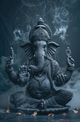 Lord Ganesha Blesses with Wisdom