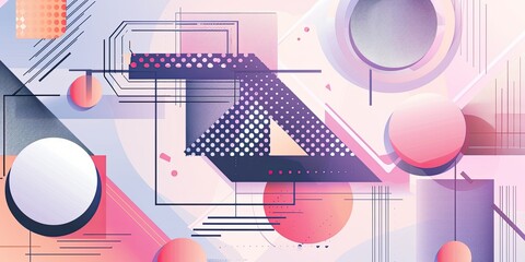 an elegant stock illustration of an abstract geometric pattern background, with geometric shapes and subtle gradients for a sophisticated touch