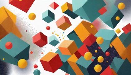 abstract background with squares