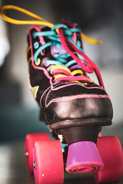 farbige Rollschuhe