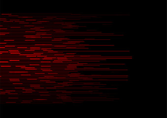 Abstract dark red geometric stripes and lines tech background. Vector minimal design
