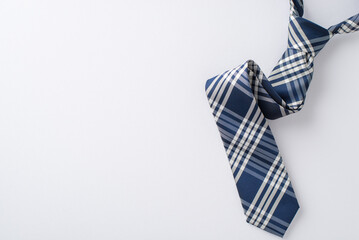 Get set for a special Father's Day celebration! Top view snapshot featuring a classy necktie...