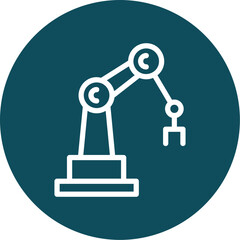 Industrial Robot Icon