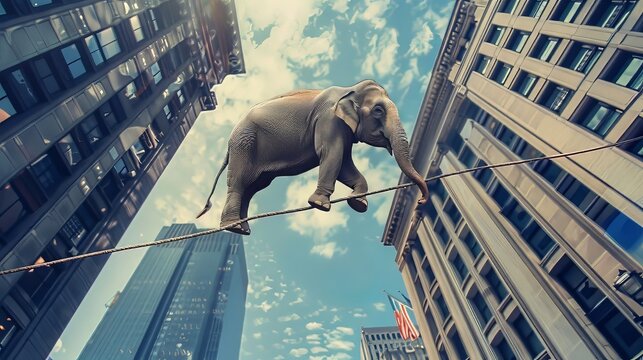 Elephant On Rope Images – Browse 1,473 Stock Photos, Vectors, and Video ...