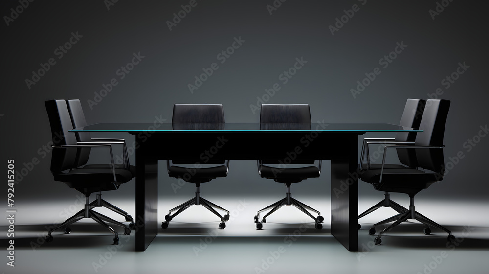 Canvas Prints conference table office icon 3d