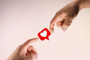 Find your perfect connect hands hold heart icon.