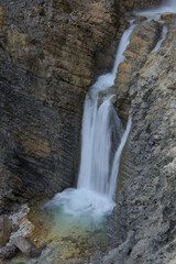 Beautiful waterfalls in Gozd Martuljek, Slovenia