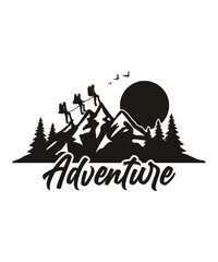 Adventure vector logo tshirt design
