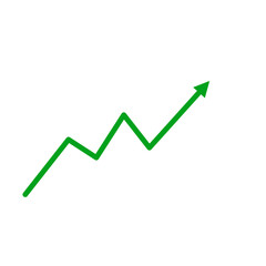 Trading graph icon