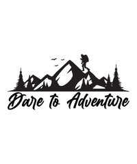 Adventure vector logo tshirt design