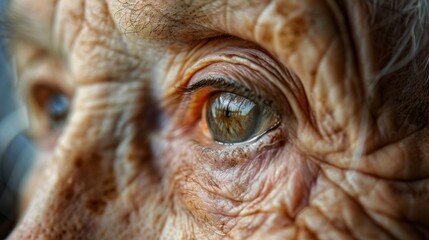 Her wrinkles were a symbol of resilience and strength withstanding the test of time. .