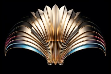 Metallic Luxury: Digital Spectrum Brand Logos with Sophisticated Sheen