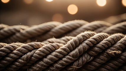 Macro close up of rope texture background