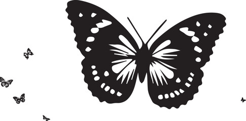 Butteryfly black and white silhoutte-Shadow Wing
Ebony Flutter-Monochrome Moth-Noir Nectar
Silhouette Sipper