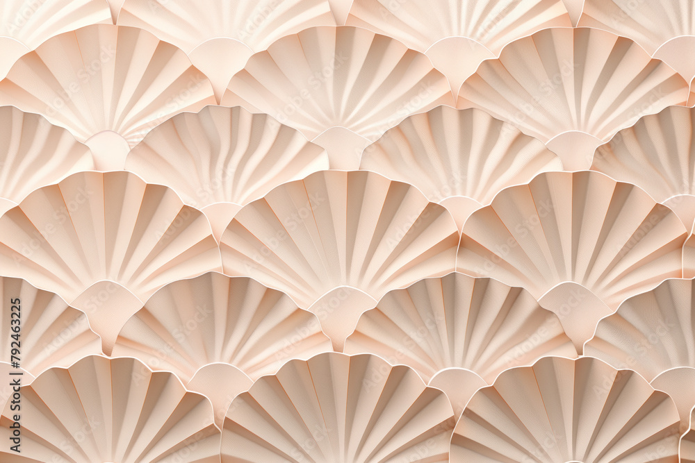 Poster sophisticated abstract 3d pattern. japanese and scandinavian style. art deco. background image. crea