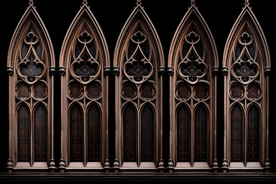 Spire-shaped Pinterest Board Headers: Gothic Architecture Social Media Themes