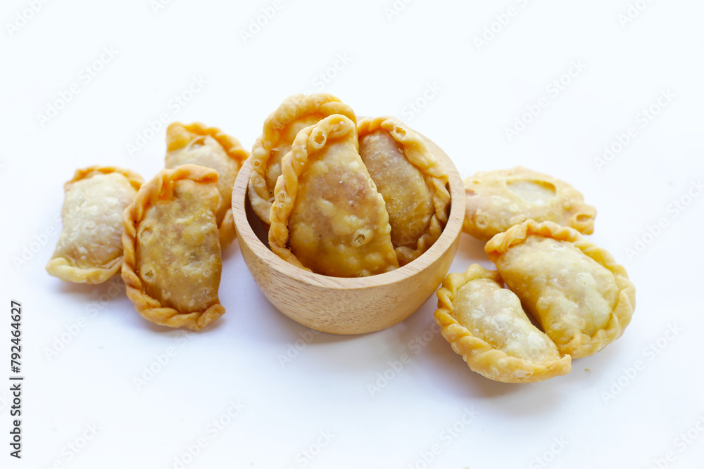 Canvas Prints Mini curry puff. Thai dessert