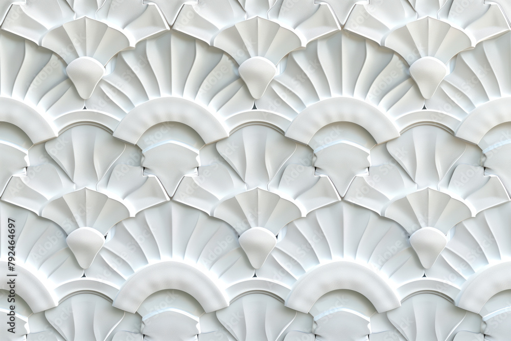 Poster sophisticated abstract 3d pattern. japanese and scandinavian style. art deco. background image. crea