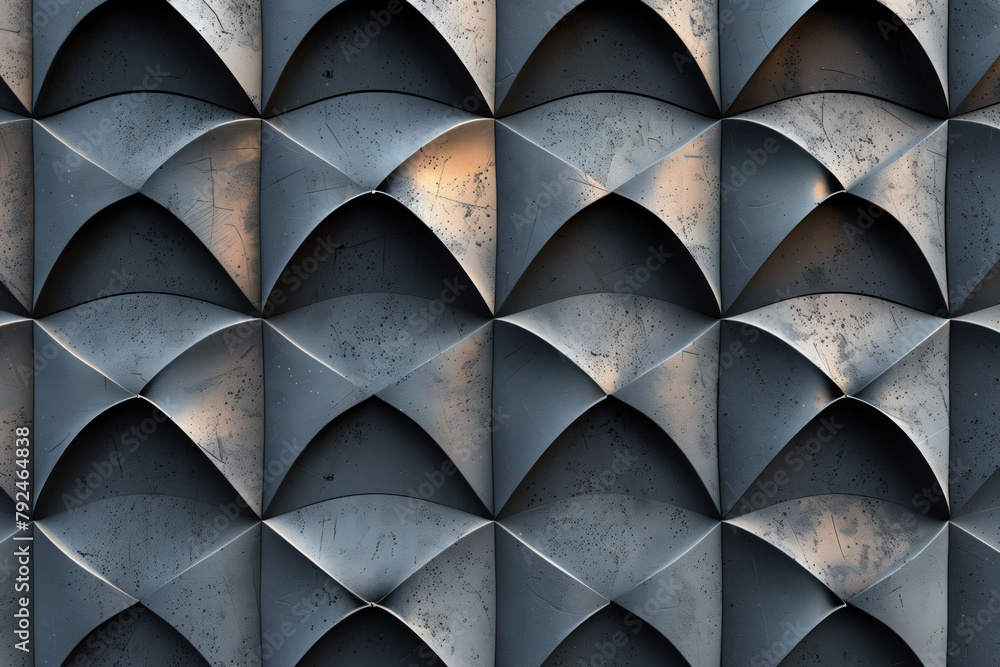 Poster sophisticated abstract 3d pattern. japanese and scandinavian style. background image. created with g