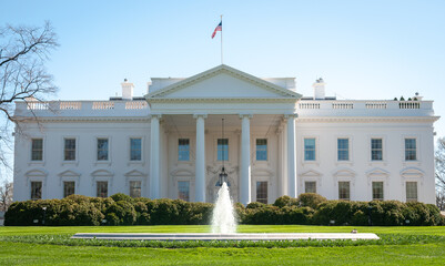 The White House, Official Residence and Workplace of the President of the United States, Located at 1600 Pennsylvania Avenue NW in Washington, D.C.