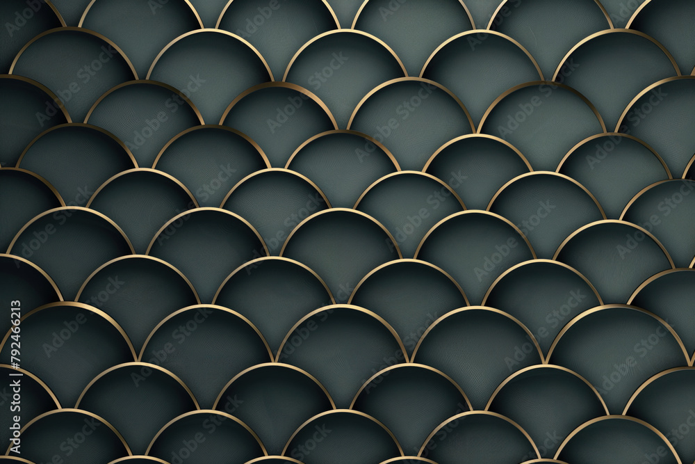 Poster sophisticated abstract 3d pattern. japanese and scandinavian style. background image. created with g