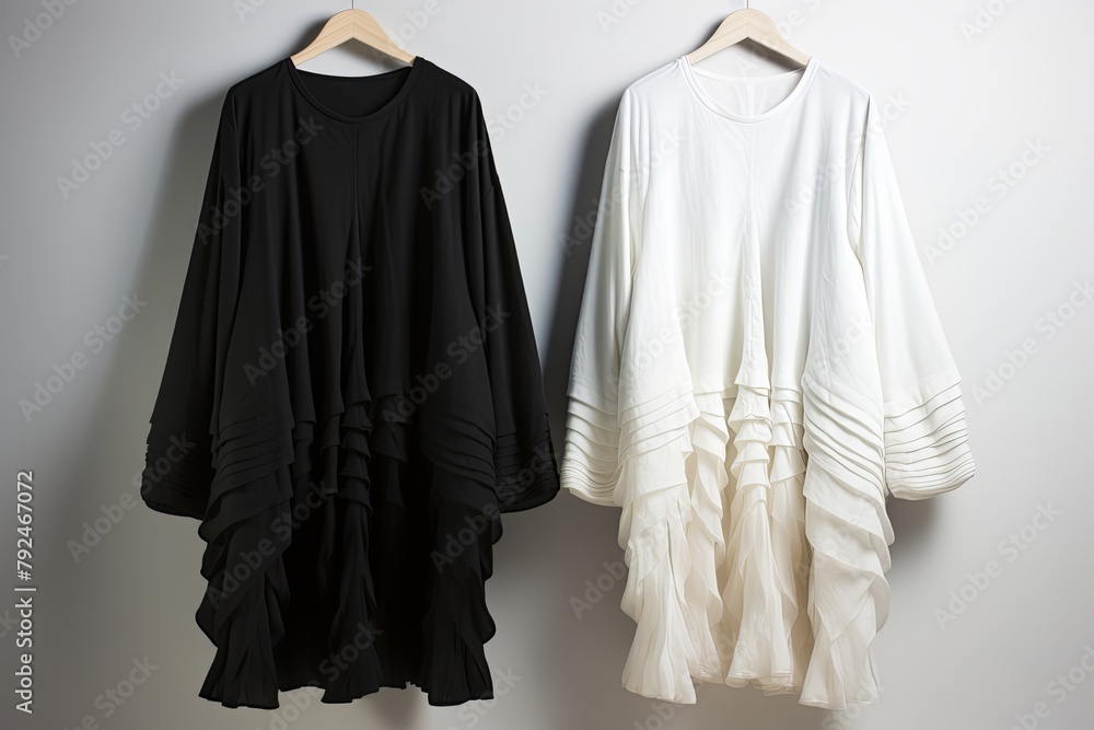 Poster monochrome gradient textiles: ombre effect garments monochrome gradient textiles: ombre effect garme