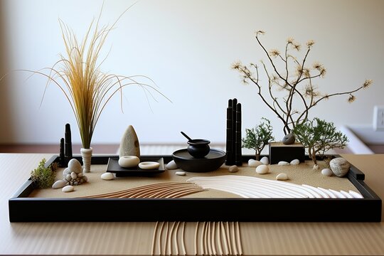 Minimalist Zen Garden Visuals: Zen Space Planner & Home Decor Web Tool