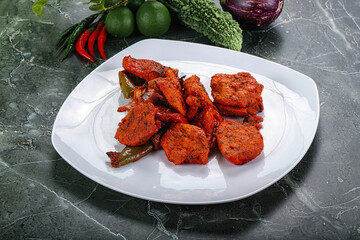 Indian cuisine - chicken tikka barbecue