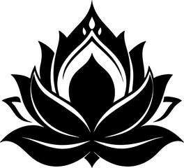 Lotus motif, lotus flower