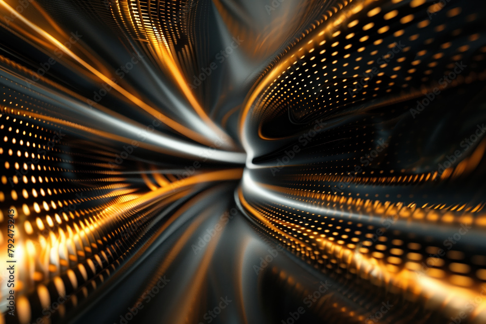 Poster abstract background with reflections and caustics. hi-tech. futuristic background image. created wit