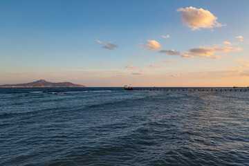 View of the coast of the Red Sea