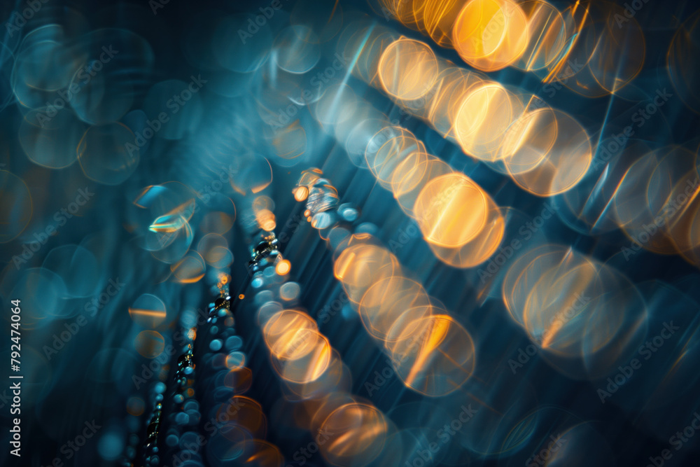 Poster abstract background with reflections and caustics. hi-tech. futuristic background image. created wit