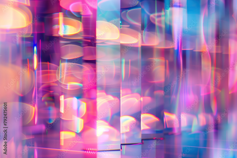 Poster abstract background with reflections and caustics. hi-tech. futuristic background image. created wit