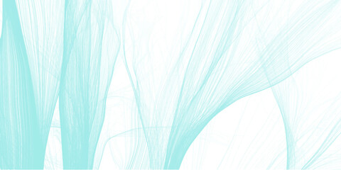 Abstract wavy line art modern background. 