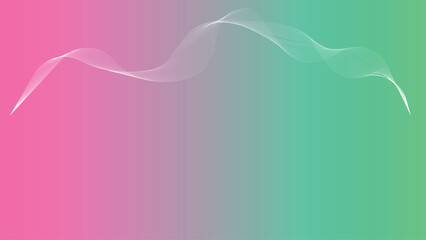 Hot Pink color and Medium Spring Green color gradient with smooth line art Blank background for product display, product advertising backdrop,luxury-3d-background, modern-abstract-background,